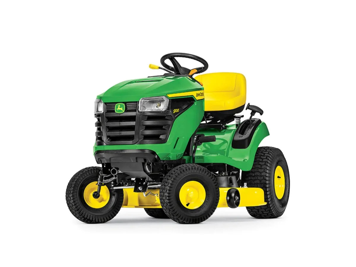 John Deere S100 42 in. 17.5 HP Gas Hydrostatic Riding Lawn Mowers.