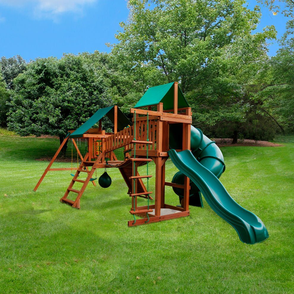 Gorilla Playsets Amber 27’W x 10’D x 10’H High Point Deluxe