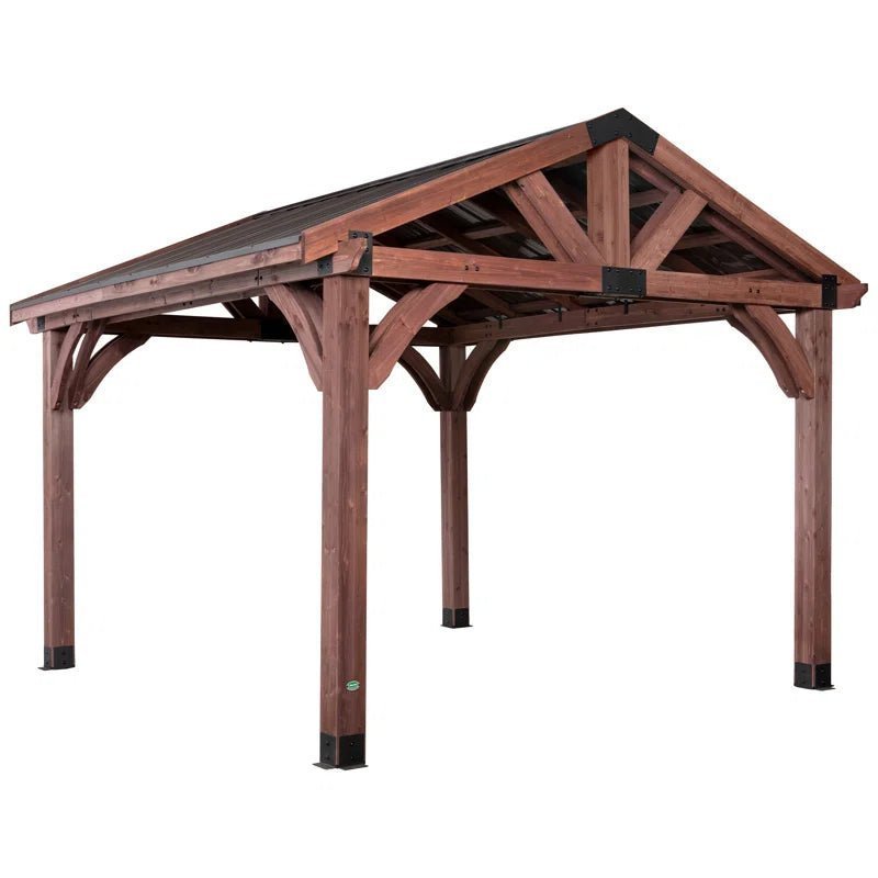 Arlington 12×12 Solid Wood Patio Gazebo