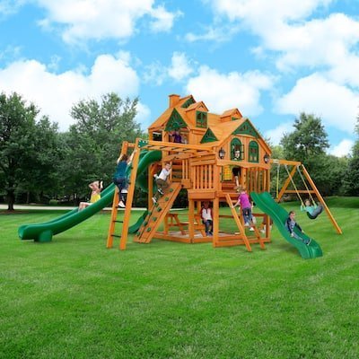 Gorilla Playsets 27 ft Empire Swing Set with Installation