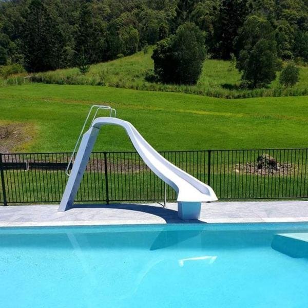 FibroPool Full Sized Fiberglass Swimming Pool Slide