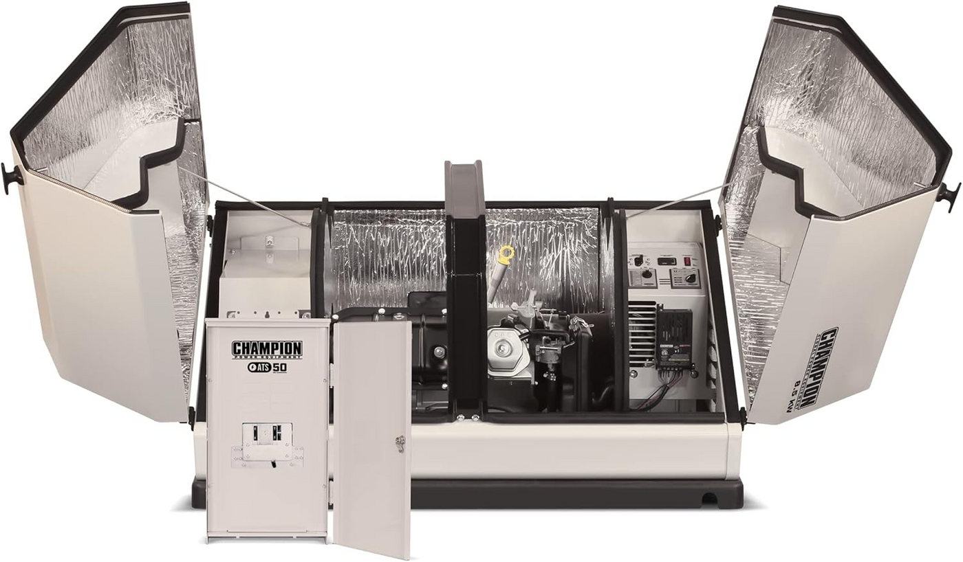 Champion Power Equipment 8.5kW Standby Generator with ATS50 Switch