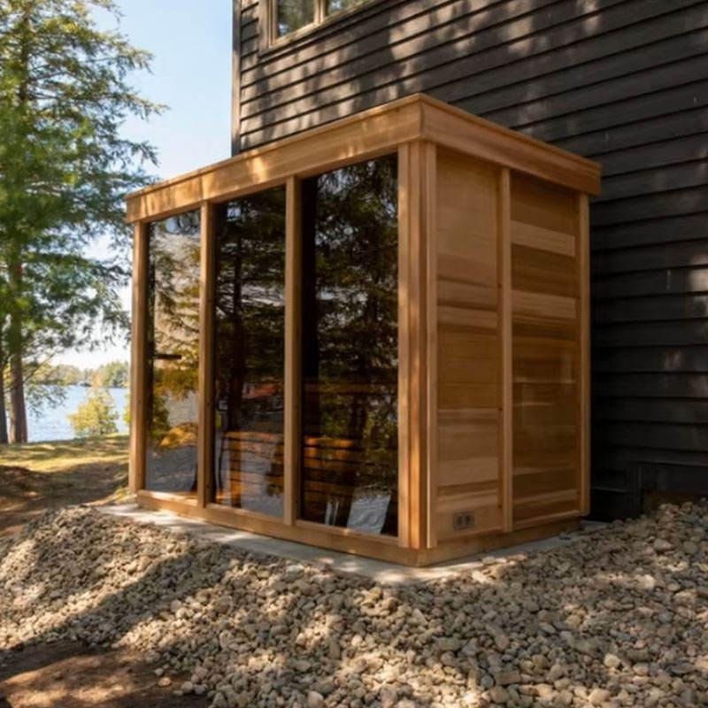 4-Person Outdoor Steam Sauna best for your Backyard
