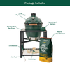 Large Big Green Egg in an intEGGrated Nest+Handler with Mates Package