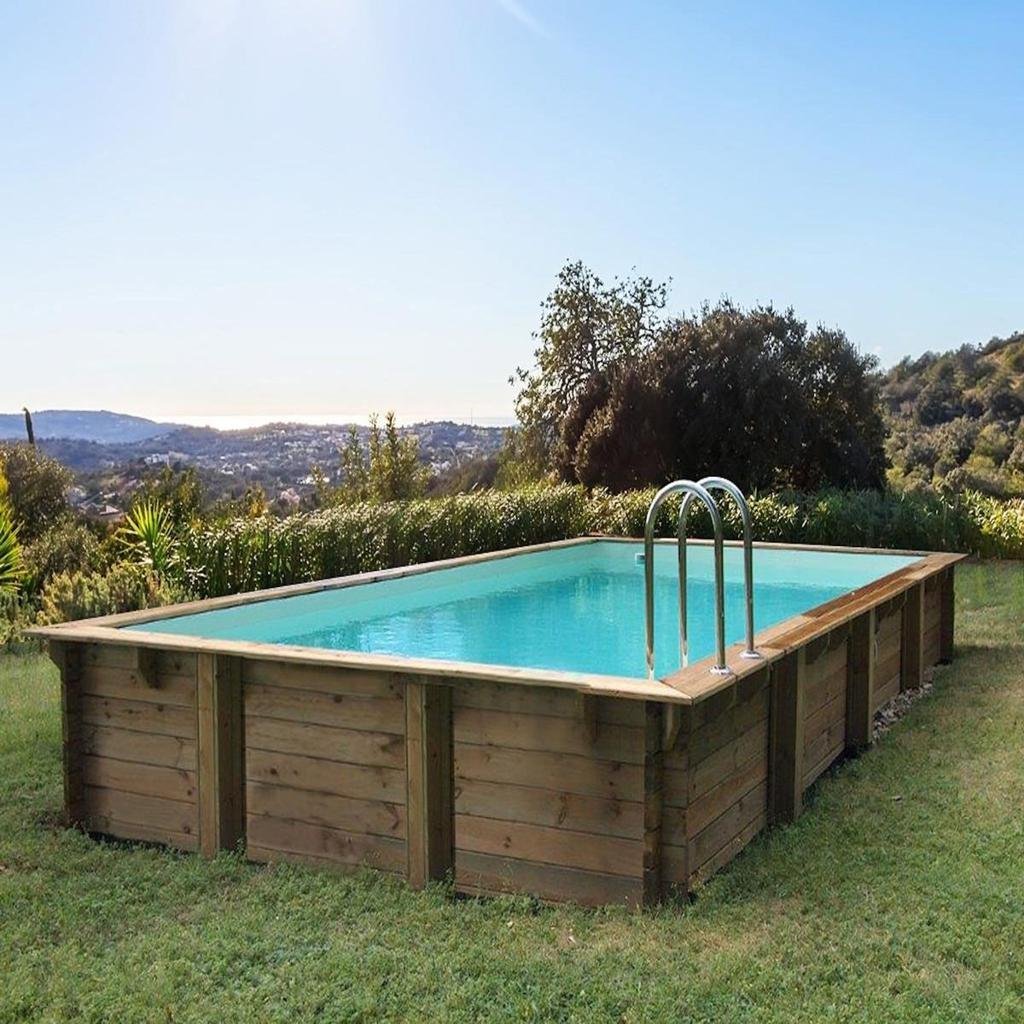 Piscine bois en kit rectangle Tampa