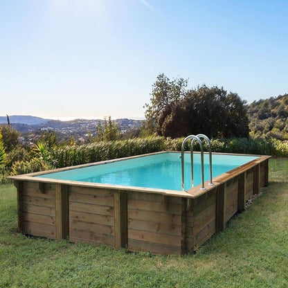Piscine bois en kit rectangle Tampa