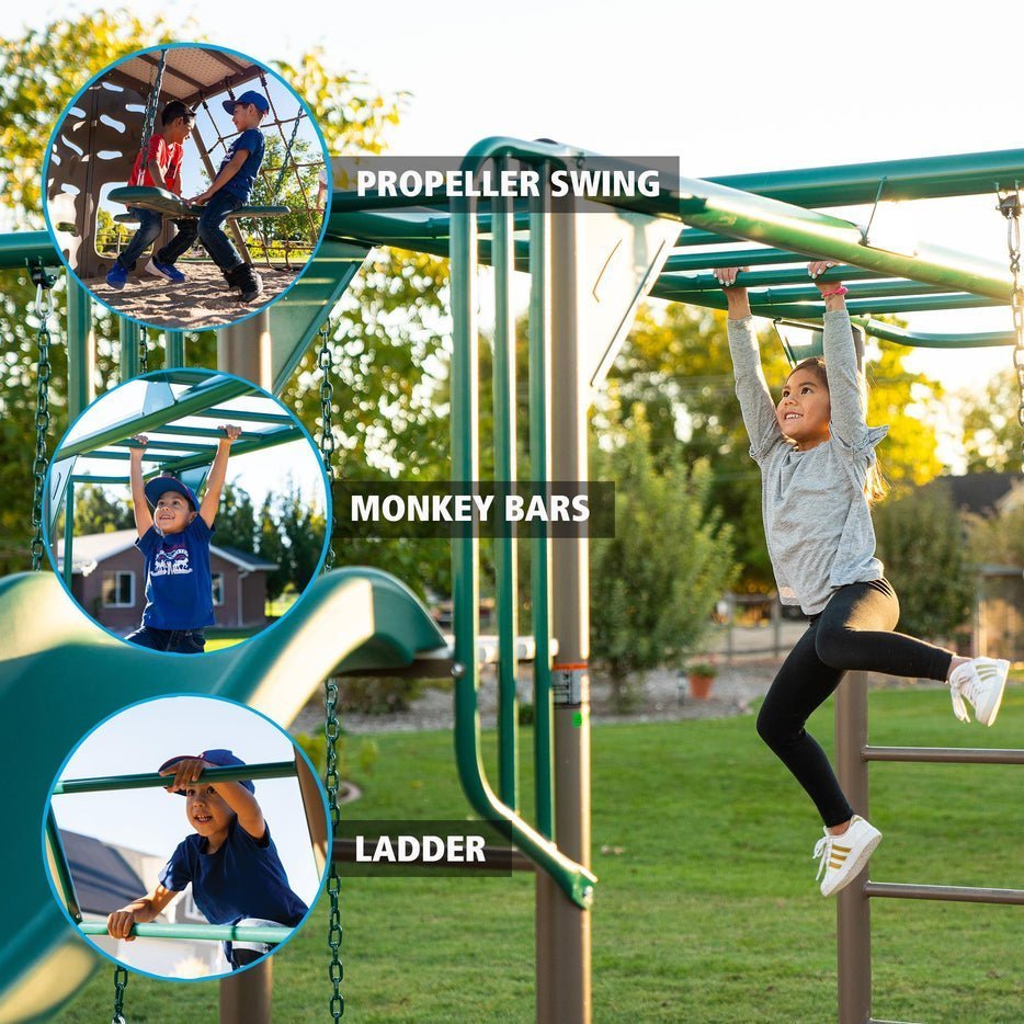 Lifetime Big Stuff Deluxe Playset with Monkey Bars 91326