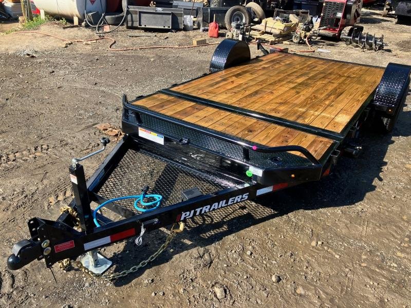 7 X 16 Interstate Full Bed Single Axle Tilt 7K Trailer