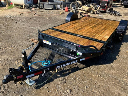 7 X 16 Interstate Full Bed Single Axle Tilt 7K Trailer