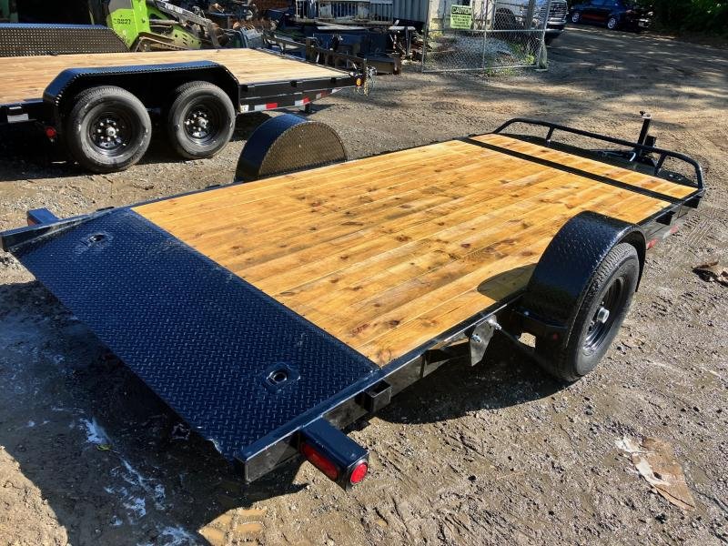 7 X 16 Interstate Full Bed Single Axle Tilt 7K Trailer