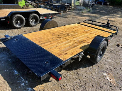 7 X 16 Interstate Full Bed Single Axle Tilt 7K Trailer