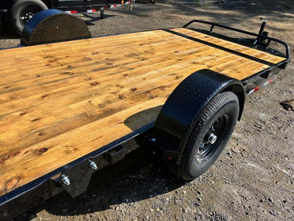 7 X 16 Interstate Full Bed Single Axle Tilt 7K Trailer