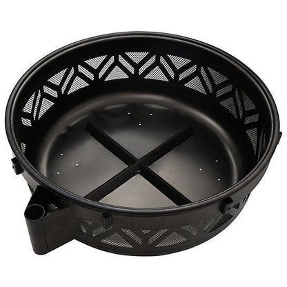 Red Mountain Valley 47 in. Wood-Burning Fire Pit with Adjustable BBQ Grate, Geometric