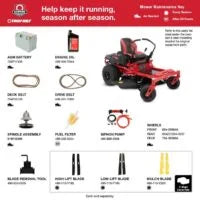 Troy-Bilt Mustang Z46 Zero-Turn Riding Lawn Mowers.