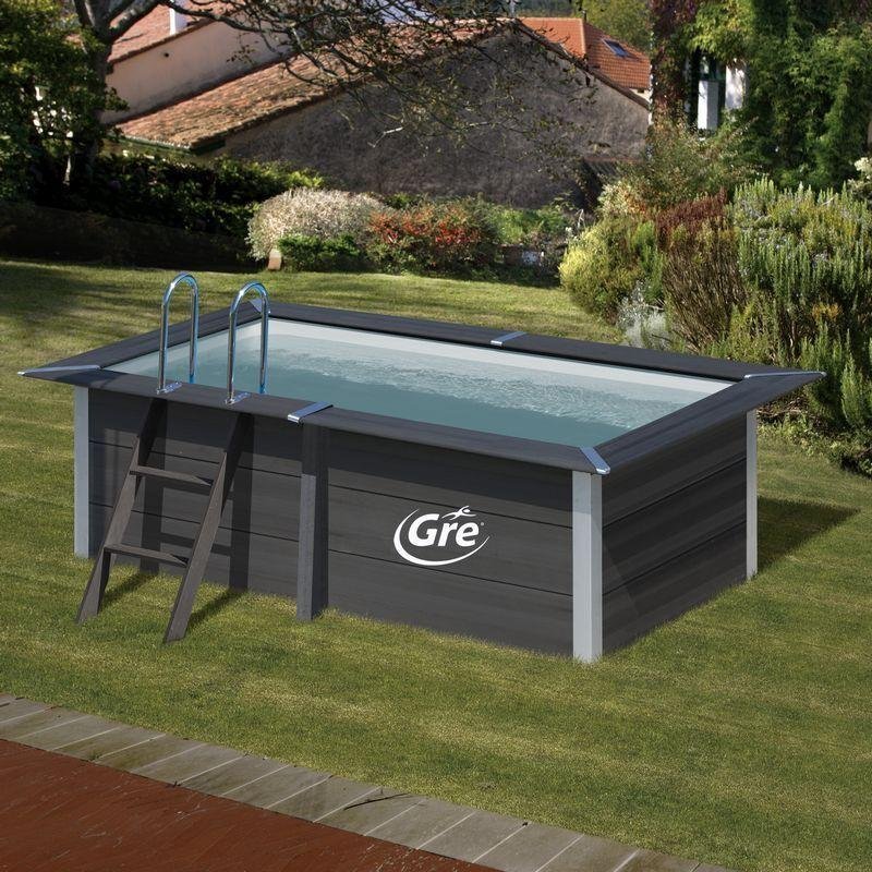 Piscine composite rectangulaire 315 x 175 x 96 cm Gre KPCOR2814T