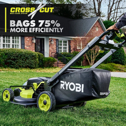 RYOBI 80v Hp brushless 30″ self-propelled dual-blade lawn mower kit