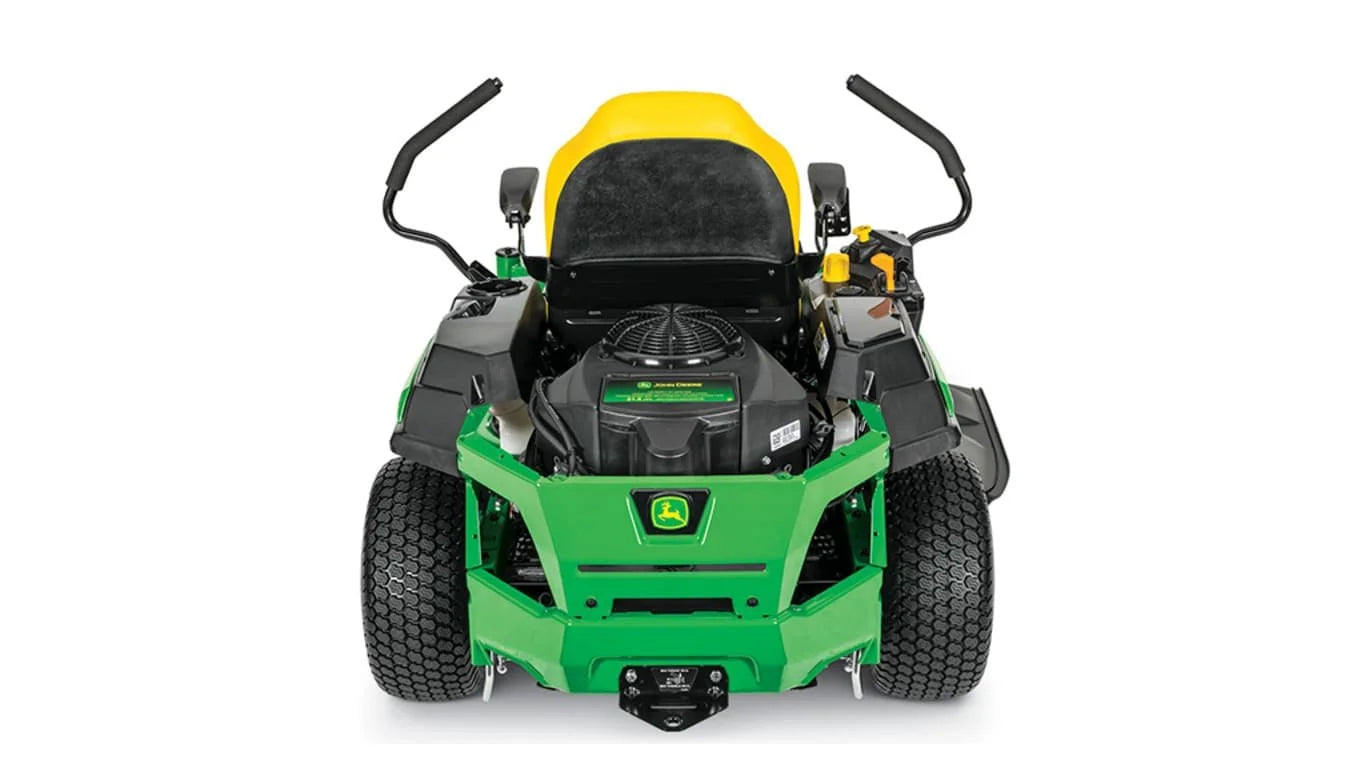 60V 42” Electric CrossoverZ Zero Turn Mowers with (6) 8 Ah Batteries and (3) Dual Port Turbo Chargers.