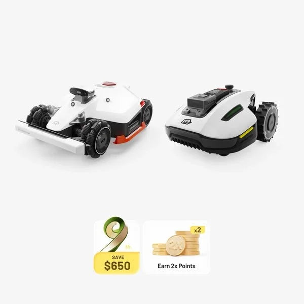MAMMOTION LUBA 2 AWD 10000X Robot Lawn Mower. Multi-zone & No-go-zone Managements.