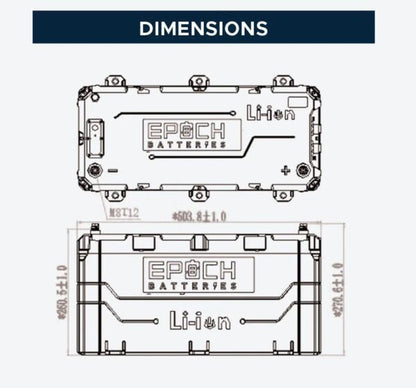 36V 100AH Marine Lithium Battery For Trolling Motors – Bluetooth and Heating Feature | Restocking by July 12 2025