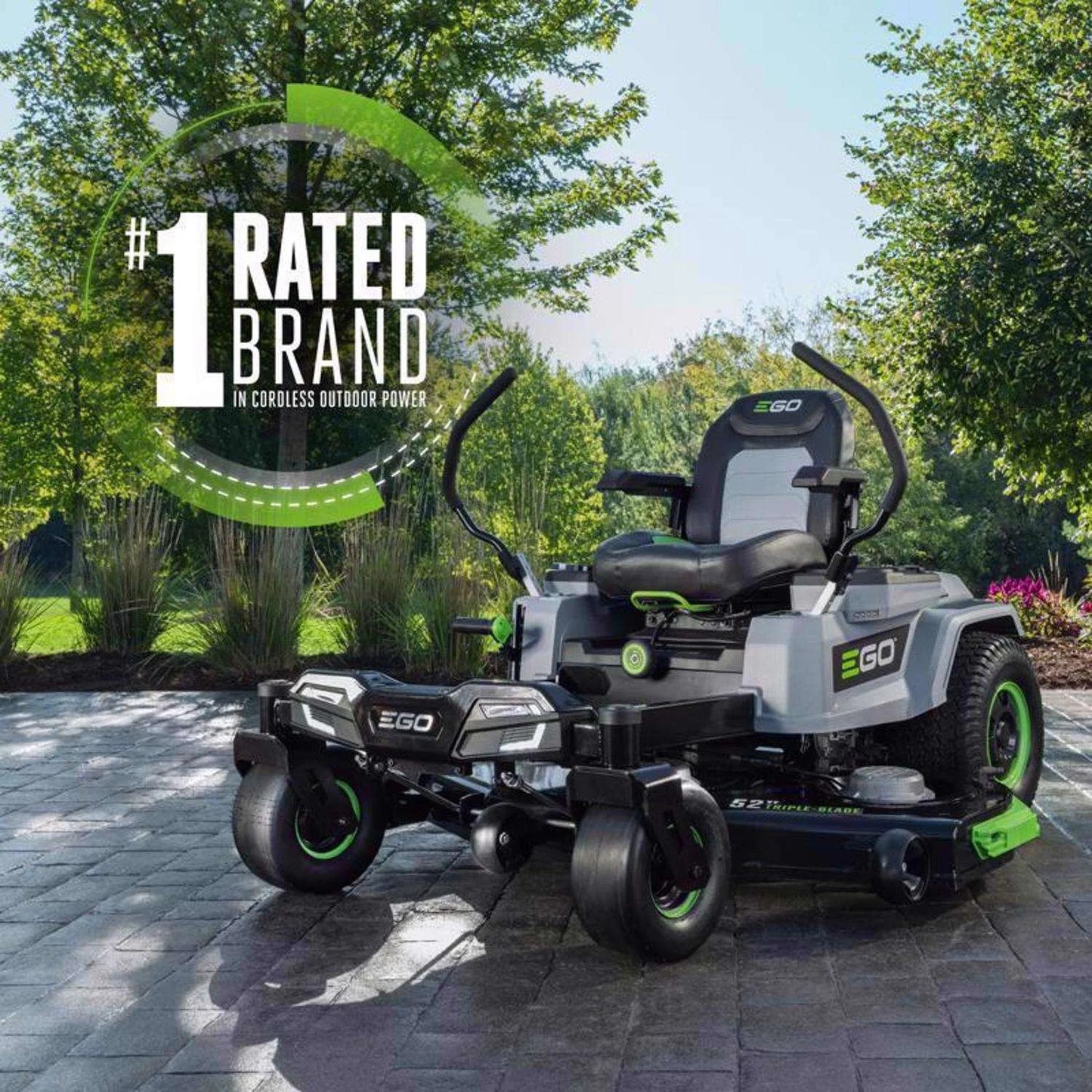 EGO Power+ Z6 ZT5207L 52 in. 56 V Battery Zero Turn Ridings Mower Kits (Battery & Charger) W/ SIX 12.0 AH BATTERIES