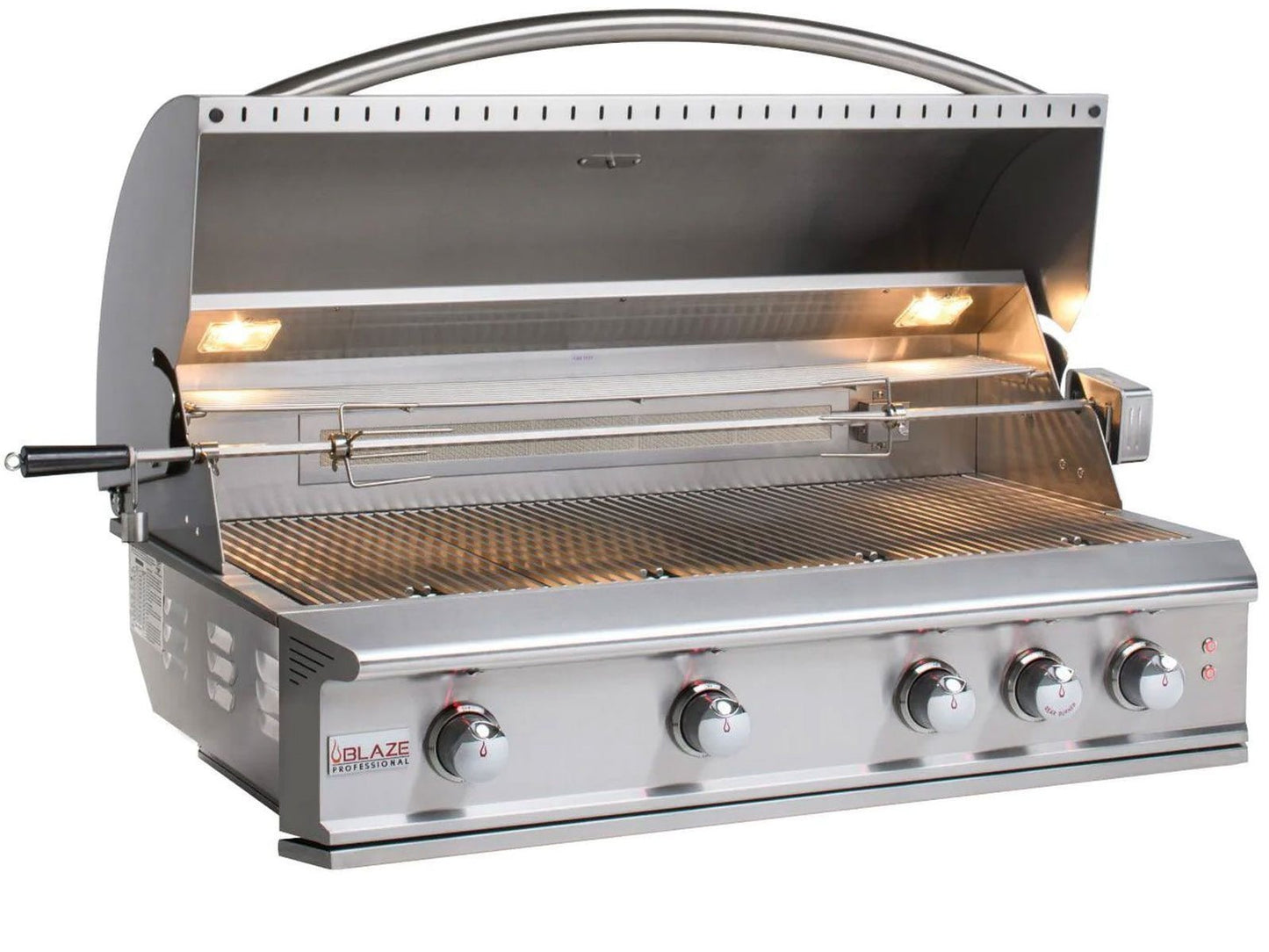 Blaze Professional 44-Inch 4 Burner Built-In Gas Grill With Rear Infrared