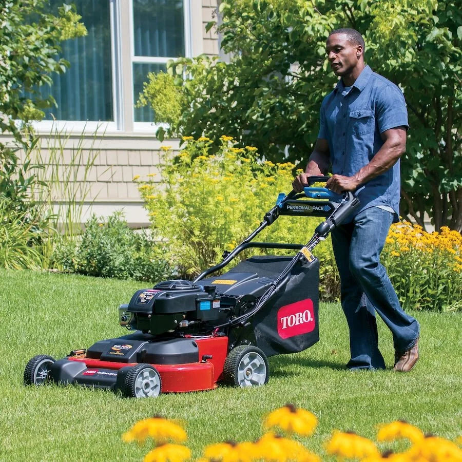 Toro TimeMaster 30″ Personal Pace Gas Lawn Mowers.