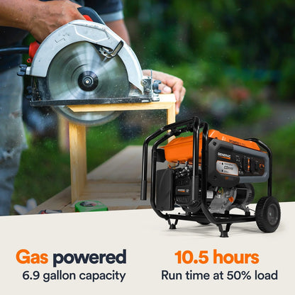 Generac 8125/6500 Watt Portable Generators.