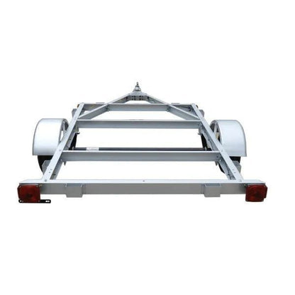 STIRLING, 4ft. x 6ft. Galvalume Kit Trailer w/8in. Wheels, Load Capacity 800 lb, Deck Length 6 ft, Deck Width 4 ft, Model# 48-072-KO8