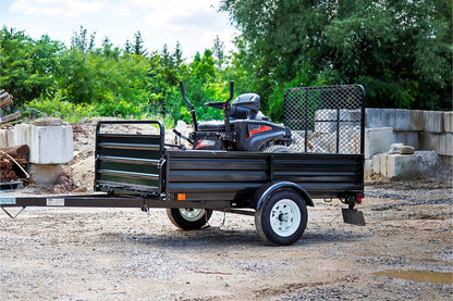 DK2 5-ft x 7-ft Steel Utility Trailer with Ramp Gate ( 1639-lb Capacity ) 2491711