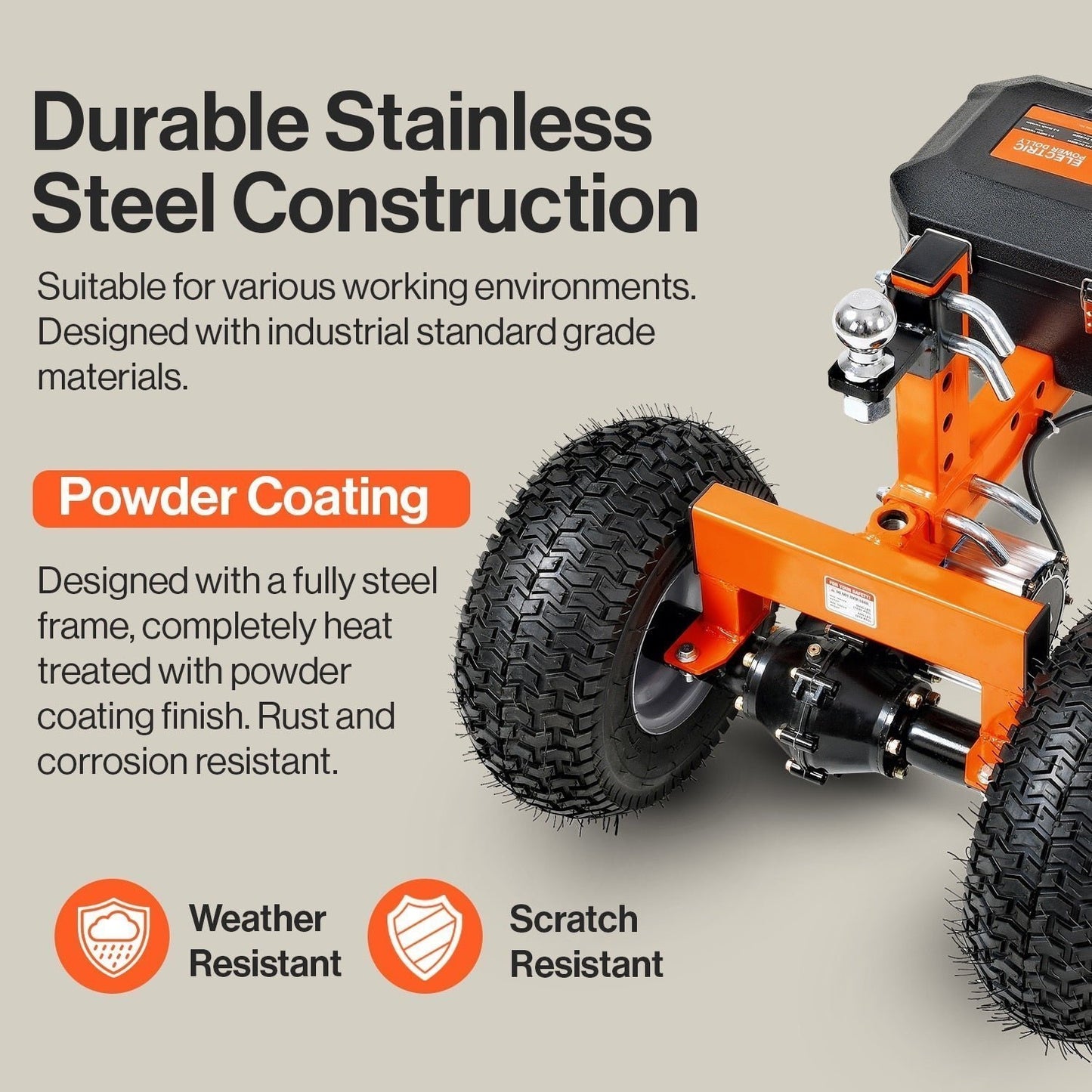 SuperHandy Orange Steel Dolly 5396040