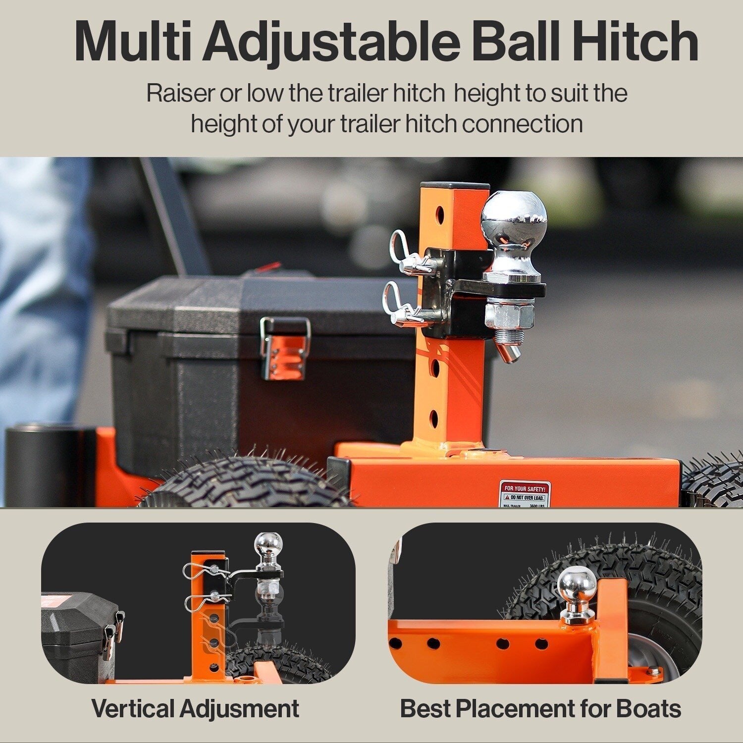 SuperHandy Orange Steel Dolly 5396040