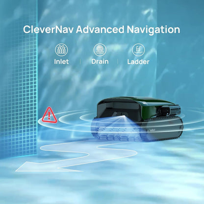 Beatbot AquaSense 2 Pro Robotic Pool Cleaner – 5-in-1 Cordless Skimmer & Clarifier, App-Controlled, Smart Parking, Up to 3,875 Sq. Ft. – Obsidian