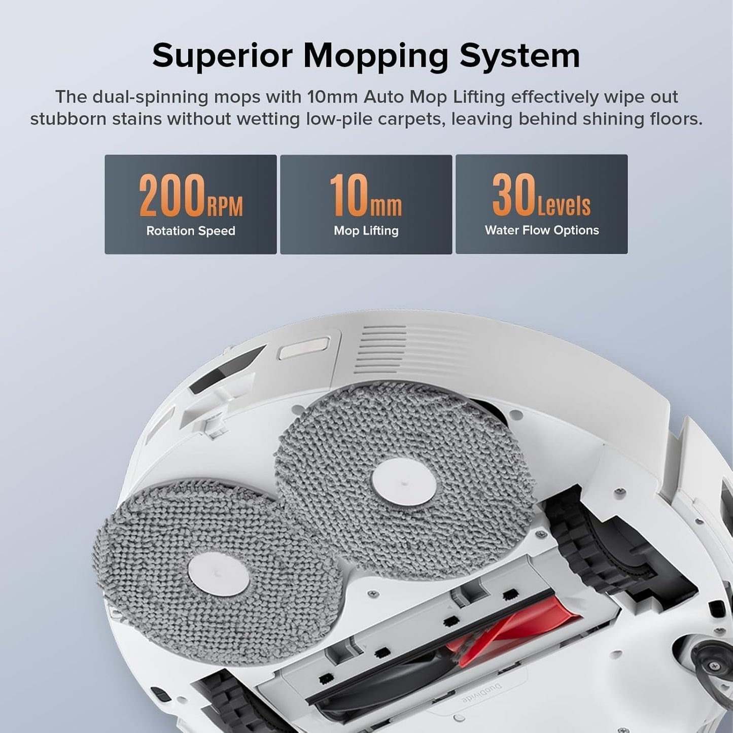 Roborock Qrevo Edge S5A Robot Vacuum & Mop, 18,500Pa, Zero-Tangle