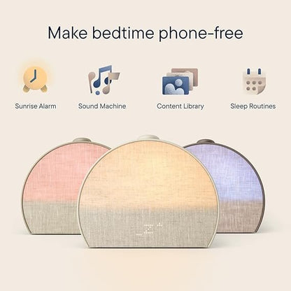 Hatch Restore 3 Sunrise Alarm Clock, Sound Machine, Smart Light (Putty) – White Noise, Screen-Free Sleep Routine