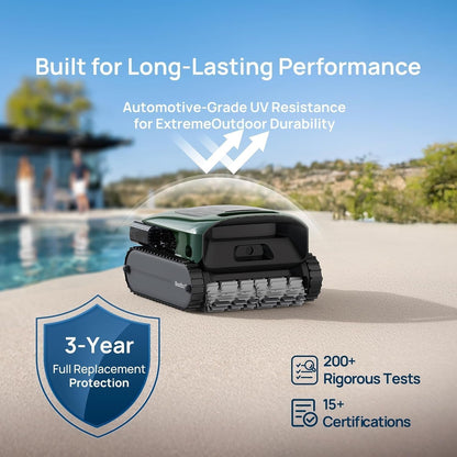 Beatbot AquaSense 2 Pro Robotic Pool Cleaner – 5-in-1 Cordless Skimmer & Clarifier, App-Controlled, Smart Parking, Up to 3,875 Sq. Ft. – Obsidian