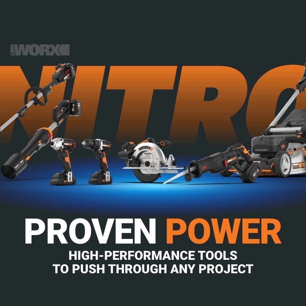 Worx WG471 40V Power Share 20″ Cordless Snow Blower with Brushless Motor