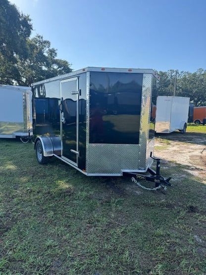 2025 6X12SA ENCLOSED CARGO TRAILER RAMP DOOR 9542