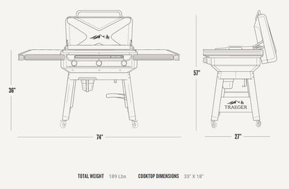 Traeger Flat Top Grill Flatrock™ Griddle