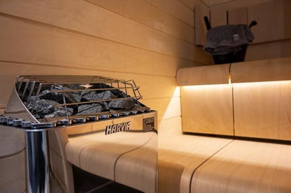 Harvia Electric Sauna Heater Package | KIP 6kW | Traditional Finnish Sauna Heater | Complete Package