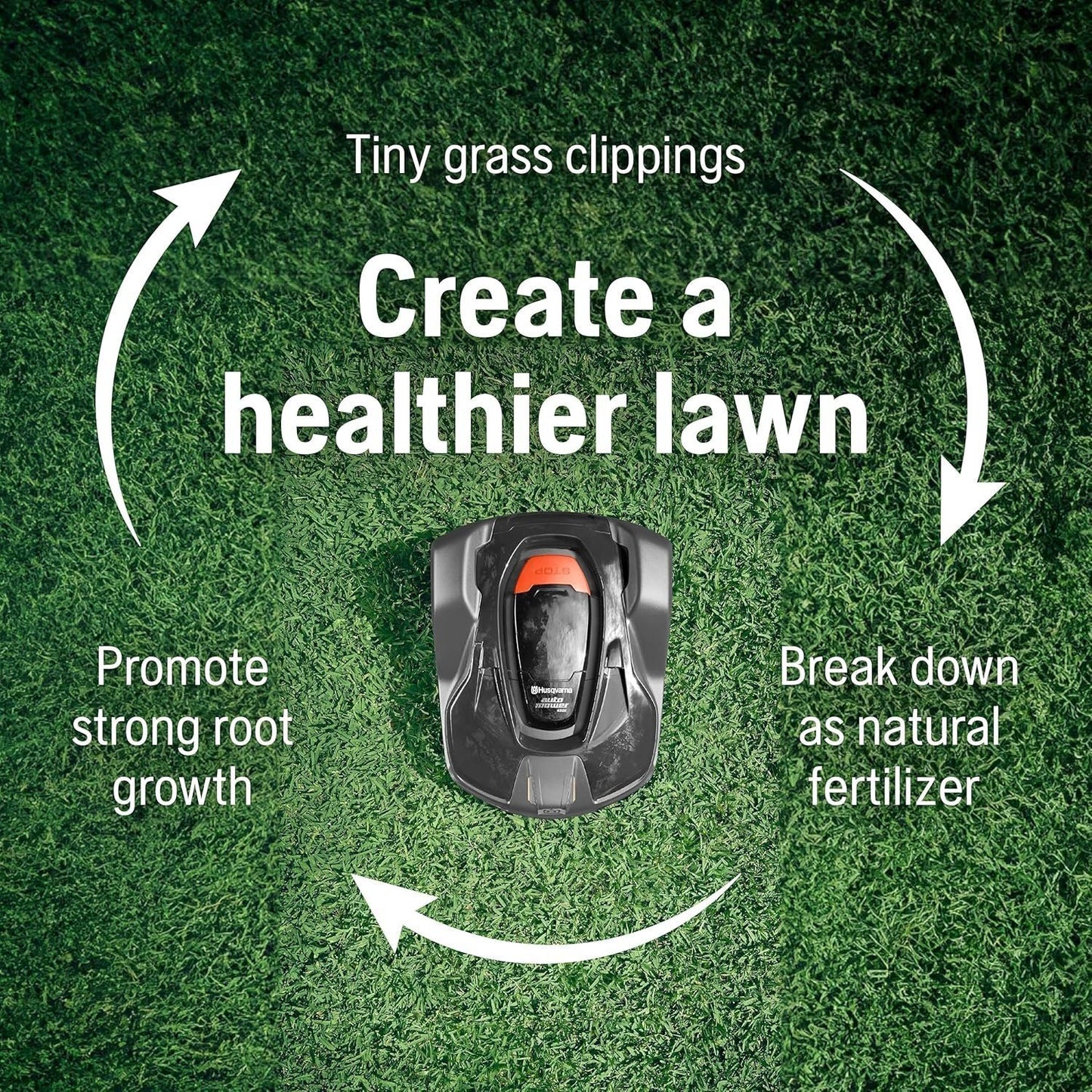 Husqvarna Automower 415X Robotic Lawn Mower with GPS, Self-Installation, 0.4 Acre