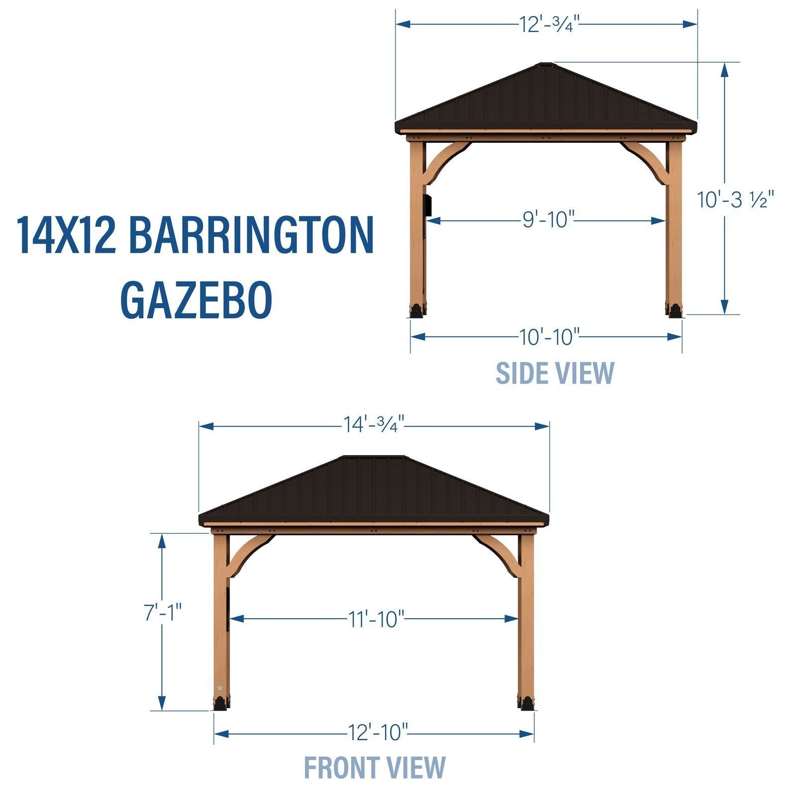 14×12 Barrington Gazebo