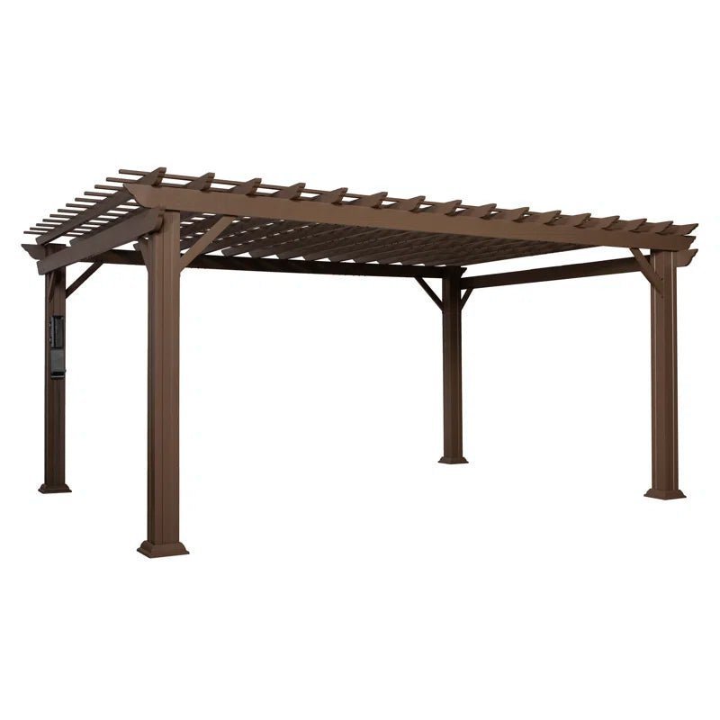 16′ X 12′ Traditional Steel Pergola