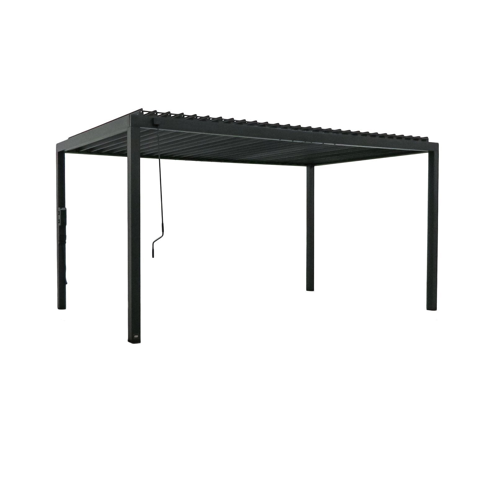16×10 Sarasota Steel Louvered Pergola
