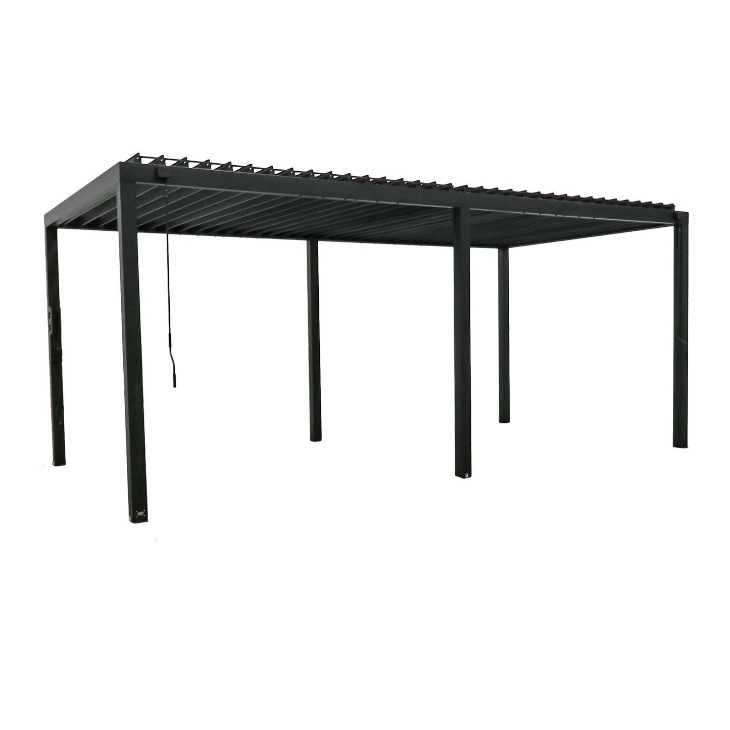 20×10 Sarasota Steel Louvered Pergola