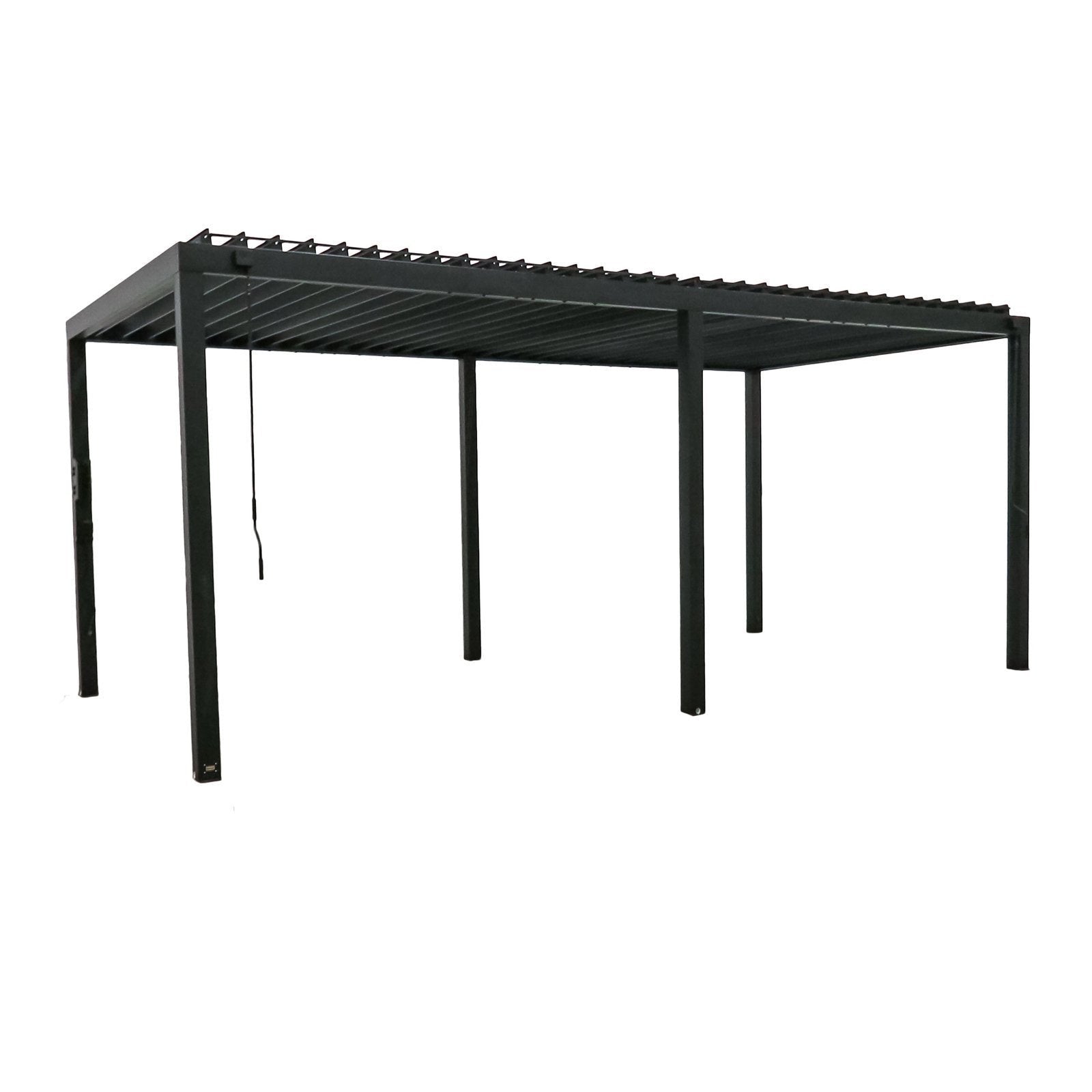 20×10 Sarasota Steel Louvered Pergola