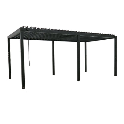 20×10 Sarasota Steel Louvered Pergola