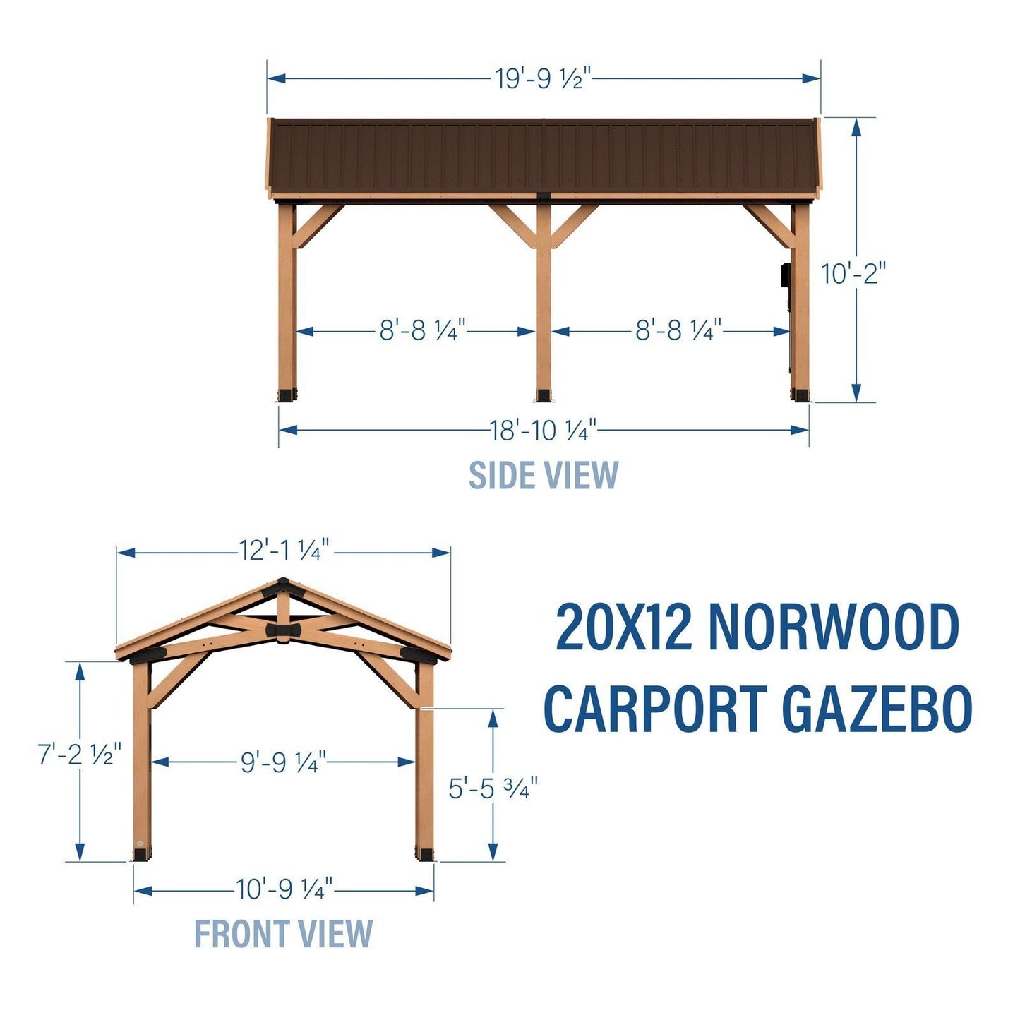 20×12 Norwood Carport/Gazebo