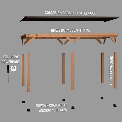20×9.5 Arcadia Gazebo