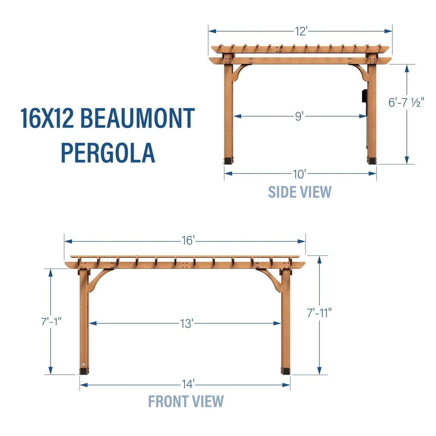 Beaumont Pergola 16×12