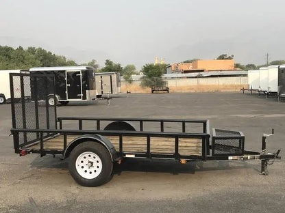 5.5 X 10 Carry-On Utility Pipe Top w/ Mesh Tongue Box Trailer